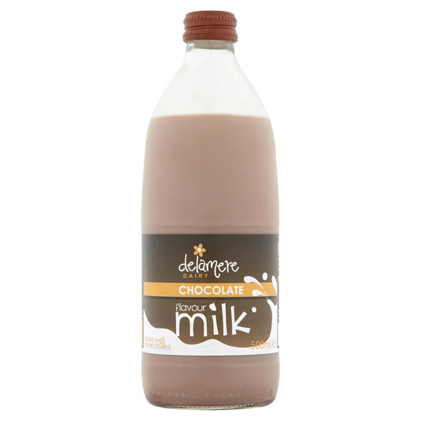 Delamere Dairy Chocolate Flavoured Cows Milk 500ml, Delamere Dairy