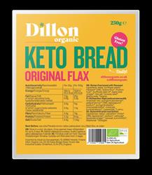 Original Flax Keto Bread 250g, Dillon Organic