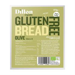 Dillon Organic Sliced Gluten Free Olive Bread 275g, Dillon Organic