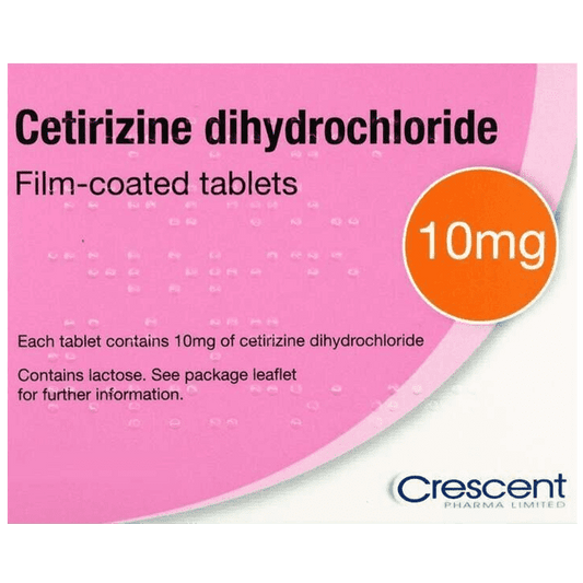 Cetirizine Dihydrochloride 10mg Tablets Pack of 30 - welzo