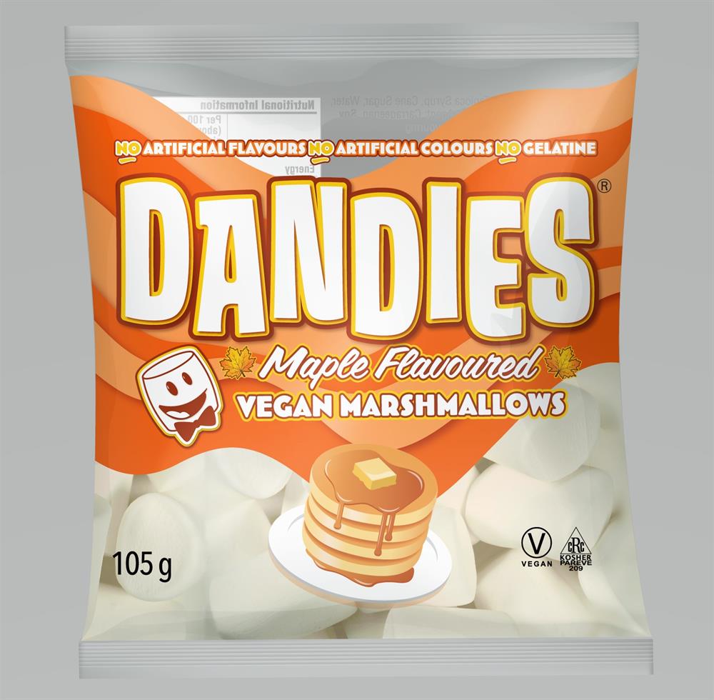 Vegan Maple Marshmallows 105g, Dandies