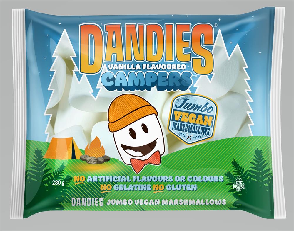 Vanilla Jumbo Campers 280g, Dandies