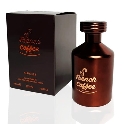 Al-Rehab French Coffee Eau de Parfum Spray for Unisex 3.4 Ounce Coffee 3.4 Fl Oz