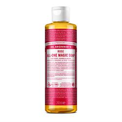 Organic Rose All-One Magic Soap 240ml, Dr Bronner