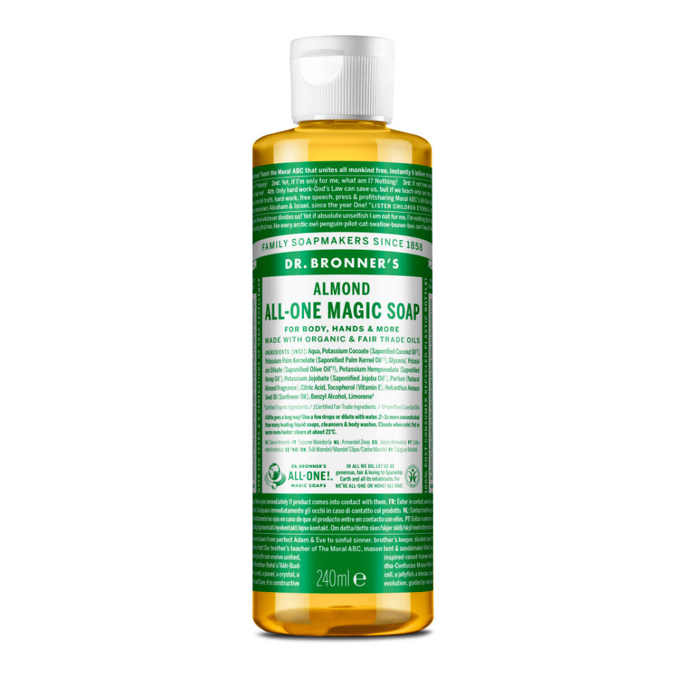 Almond All-One Magic soap 240ml Organic, Dr Bronner