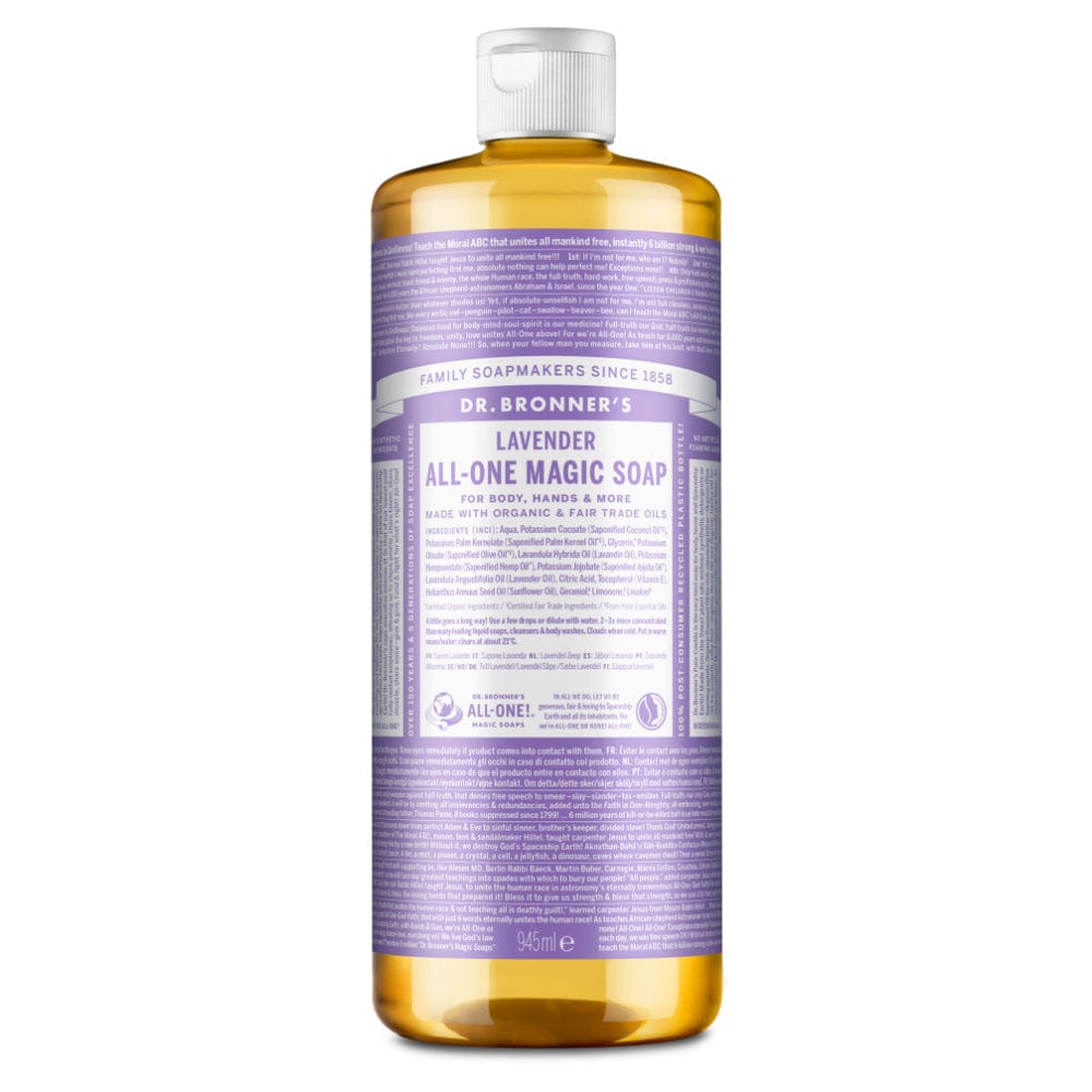 Organic Lavender All-One Magic Soap 945ml, Dr Bronner