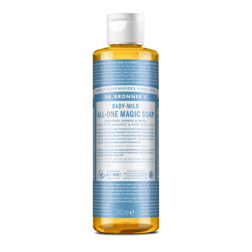 Organic Baby Mild All-One Magic Soap 240ml, Dr Bronner