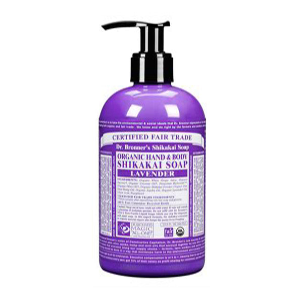 Org Shikakai Lavender Hand Soap 355ml, Dr Bronner