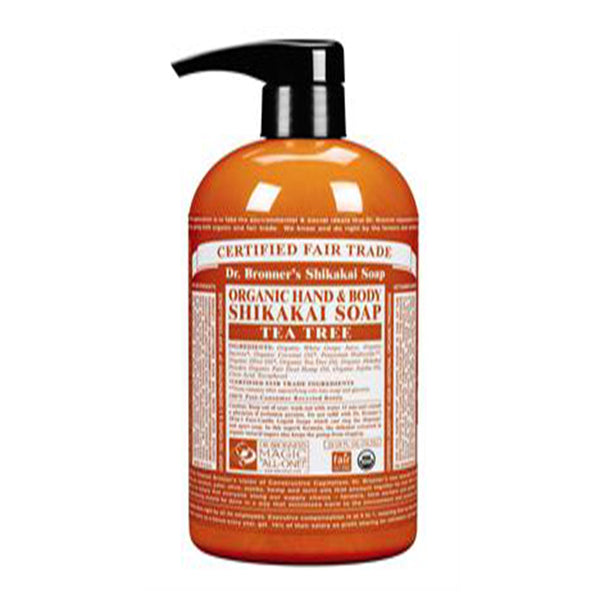 Org Shikakai Tea Tree Hand Soap 710ml, Dr Bronner