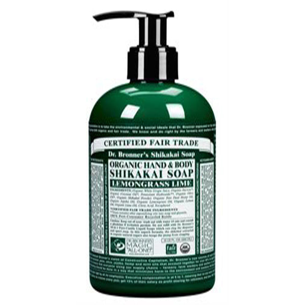 Org Shikakai Lemongrass Hand Soap 708ml, Dr Bronner