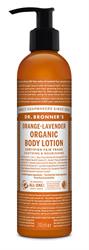 Organic Orange Lavender Hand and Body Lotion 236ml, Dr Bronner