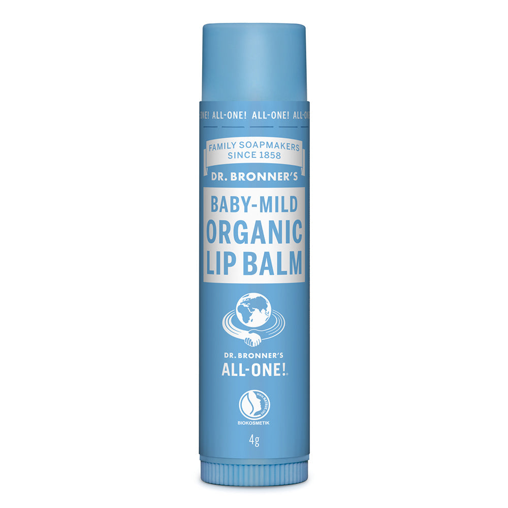 Organic Lip Balm Baby Mild 4g, Dr Bronner