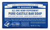 Org Peppermint Soap Bar 140g, Dr Bronner