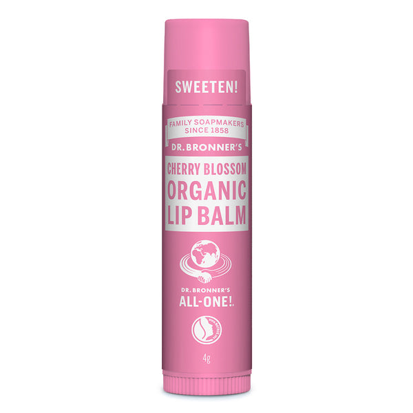 Cherry Blossom Lip Balm 4g, Dr Bronner