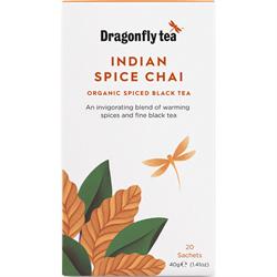 Dragonfly Organic India Spice Chai Black tea 20 bag, Dragonfly Tea