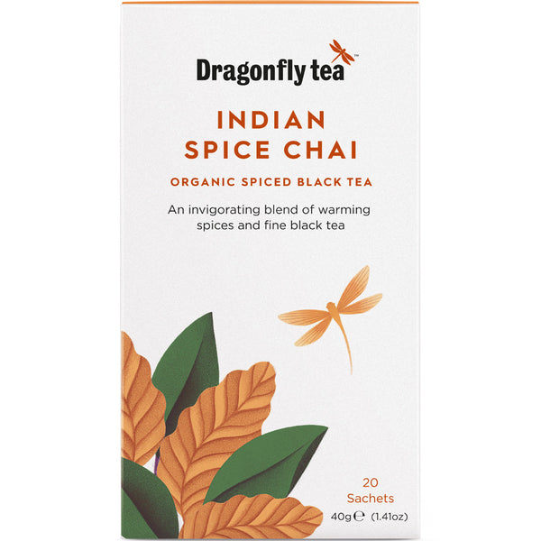 Dragonfly Organic India Spice Chai Black tea 20 bag, Dragonfly Tea