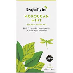 Dragonfly Organic Moroccan Mint Green Tea 20 bag, Dragonfly Tea