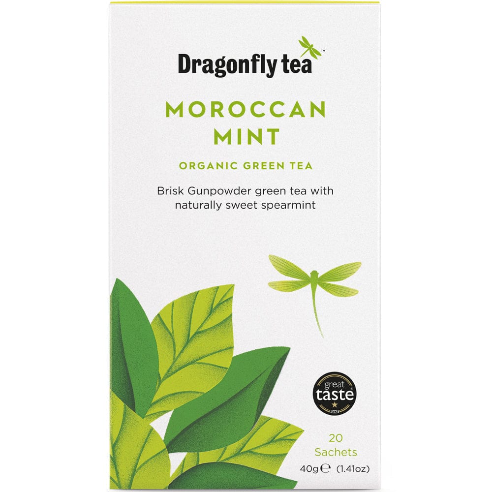 Dragonfly Organic Moroccan Mint Green Tea 20 bag, Dragonfly Tea