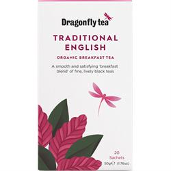 Dragonfly Organic Traditional English Breakfast Tea 20 bag, Dragonfly Tea