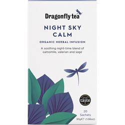 Dragonfly Tea Organic Night Sky Calm 20 bag, Dragonfly Tea