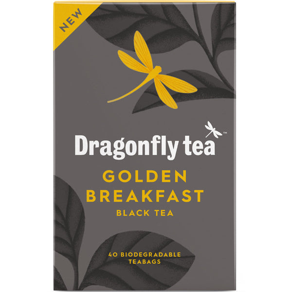 Dragonfly Golden Breakfast Black Tea 40 tea bags, Dragonfly Tea