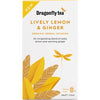 Dragonfly Lively Lemon & Ginger Organic Herbal Tea 20 Bag, Dragonfly Tea