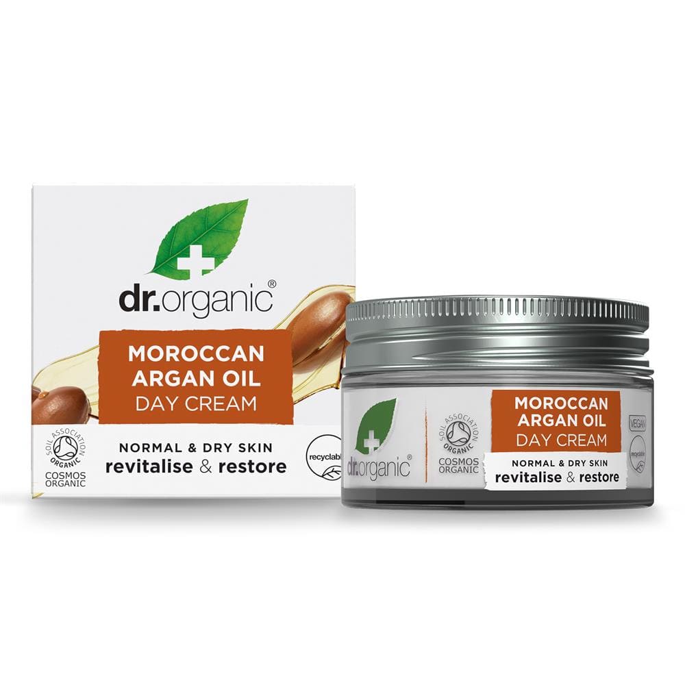 Moroccan Argan Oil Day Cream 50ml, Dr Organic