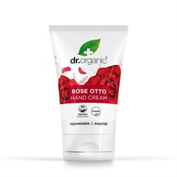 Rose Otto Hand Cream 125ml, Dr Organic