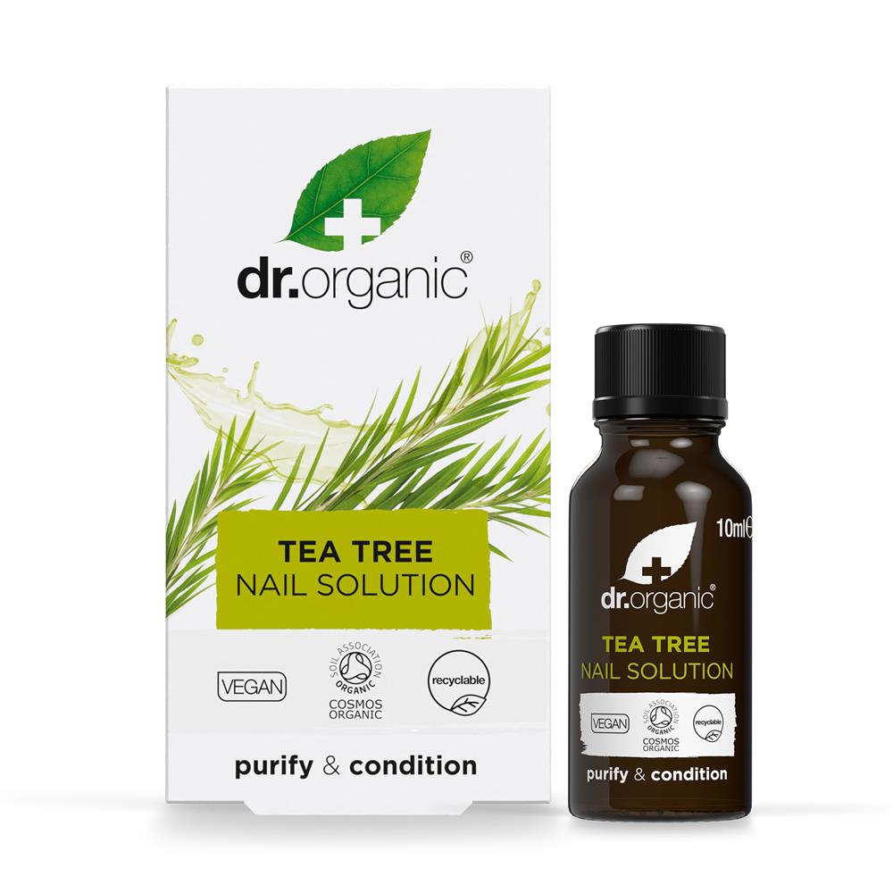 Tea Tree Nail Solution 10ml, Dr Organic