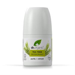 Tea Tree Deodorant 50ml, Dr Organic