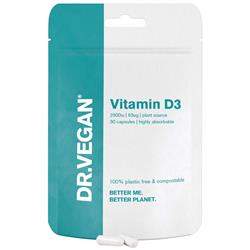 DR.VEGAN Vitamin D3 2500iu 30 caps, Dr Vegan