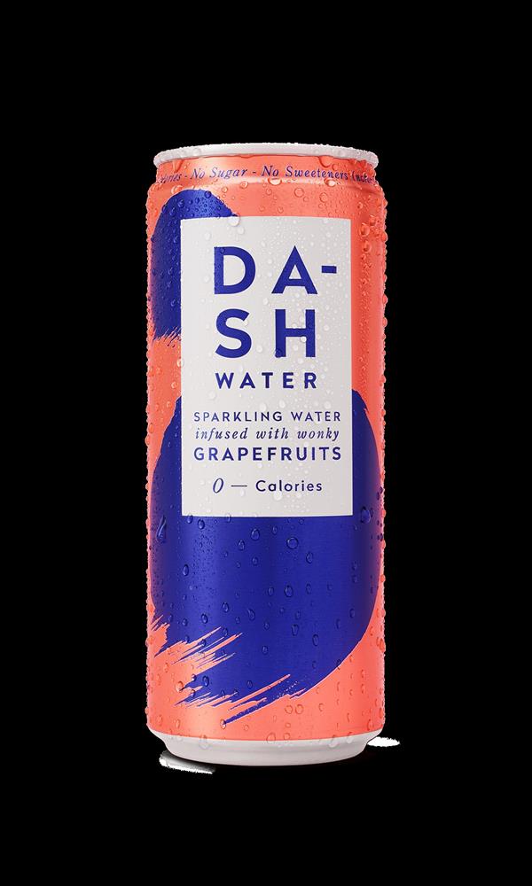 Dash Water Sparkling Grapefruit 330ml, Dash