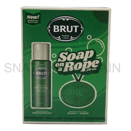 Brut Deodorant & Soap On a Rope Heren Boxed Gift Set Special Edition