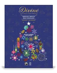 Fairtrade Milk Chocolate Advent Calendar 85g, Divine Chocolate