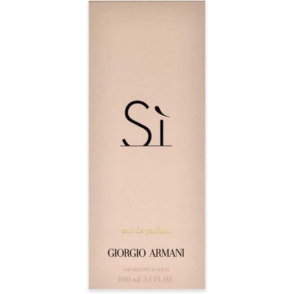 Si di Giorgio Armani Eau de Parfum per donne 100ml Chypre