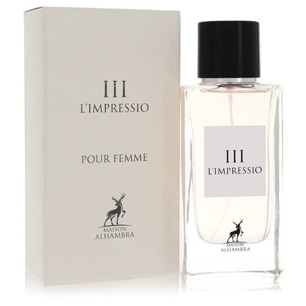 III L'impressio Pour Femme by Maison Alhambra Eau De Parfum Spray 3.4 oz