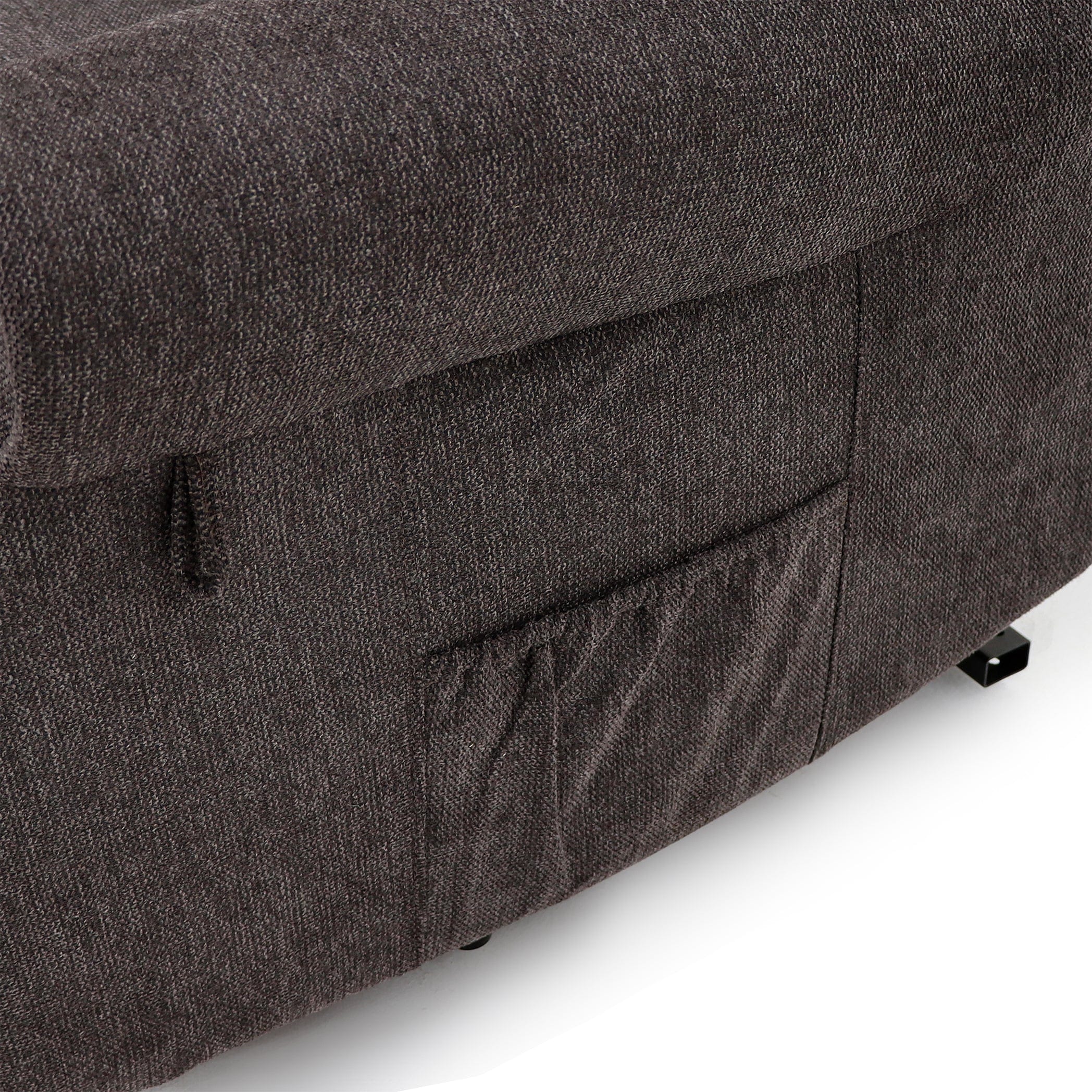 Dorchester Dual Motor Riser Recliner - Espresso Chenille Fabric - image 8
