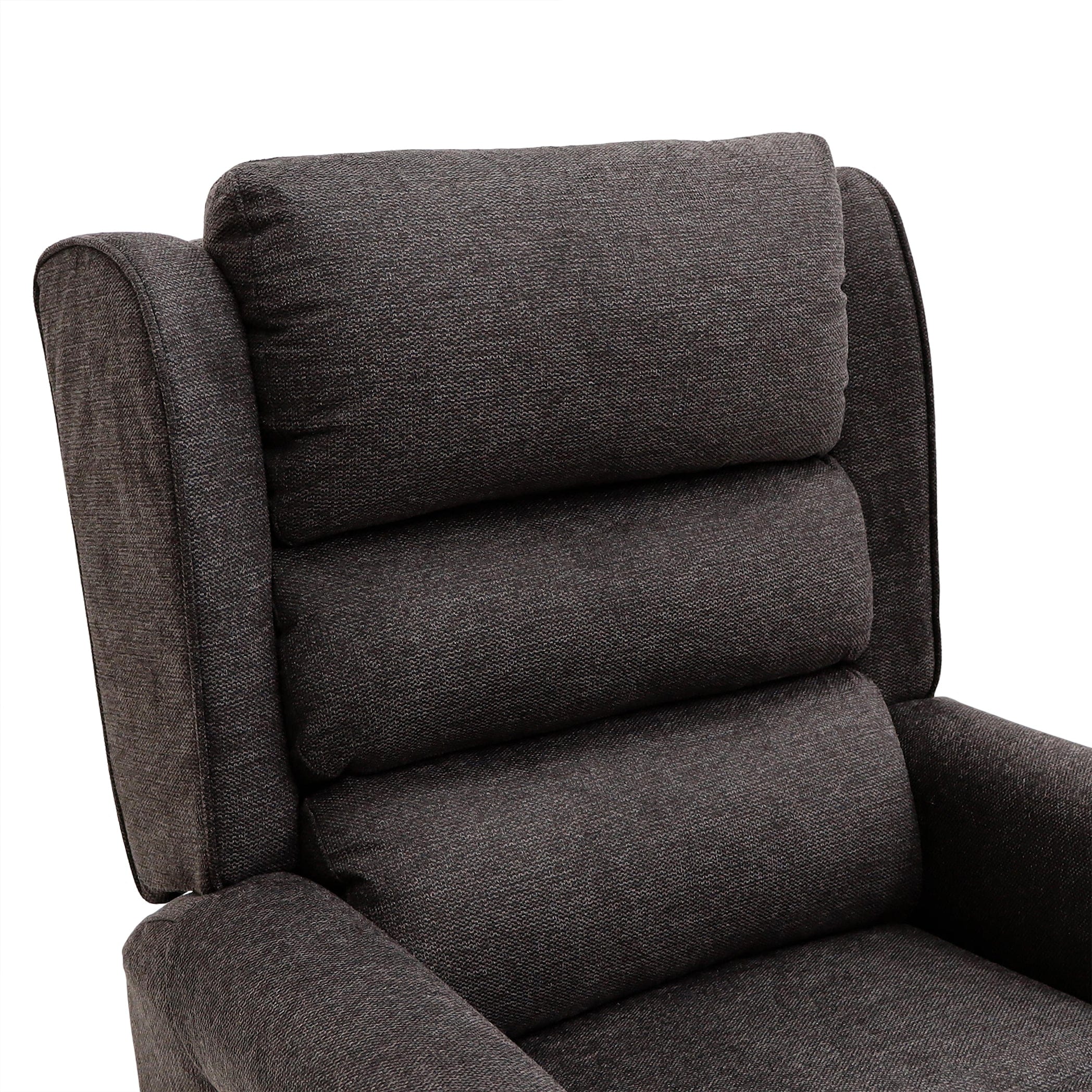 Dorchester Dual Motor Riser Recliner - Espresso Chenille Fabric - image 10