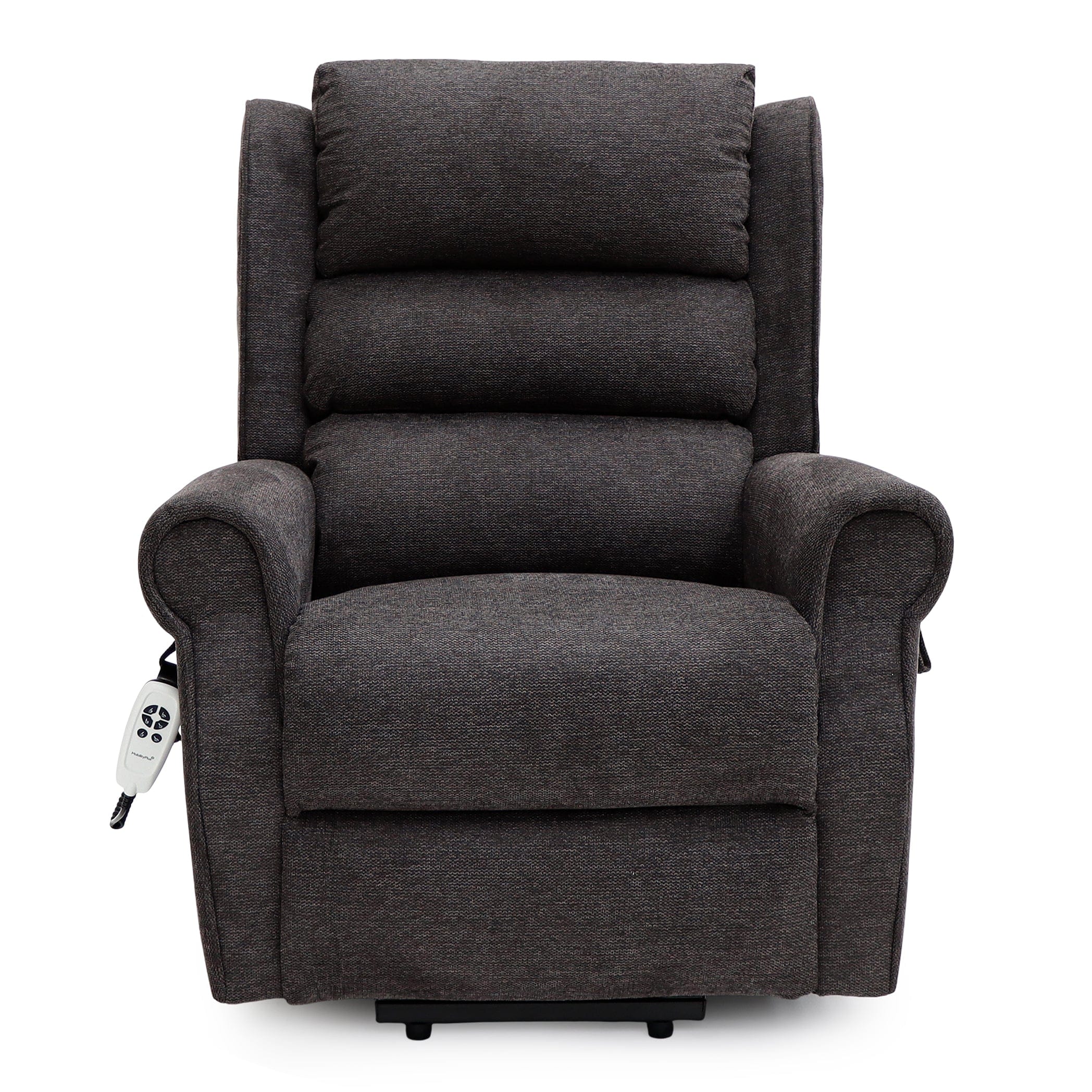 Dorchester Dual Motor Riser Recliner - Espresso Chenille Fabric - image 3