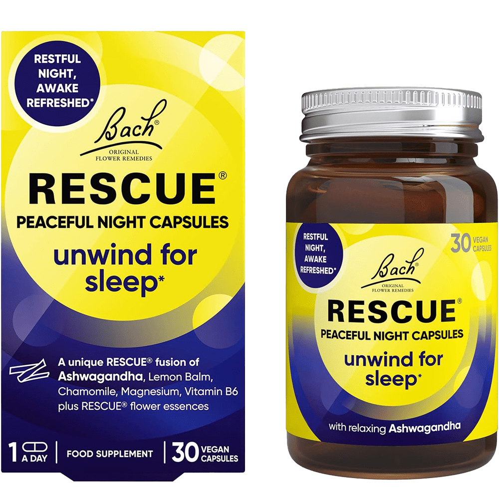 Rescue Peaceful Night Vegan Capsules Pack of 30 - welzo