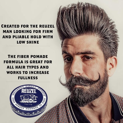 Reuzel Fiber Pomade Hair Holding Wax for Men 113g