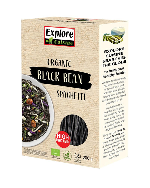 Organic Black Bean Spaghetti 200g, Explore Asian