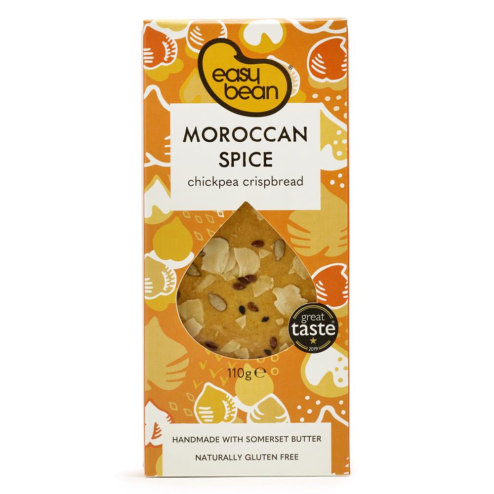 Moroccan Spice Chickpea Crispbread 110g, Easy Bean