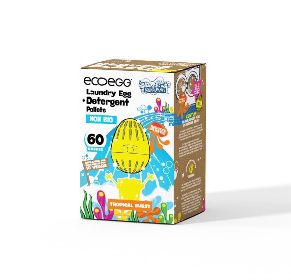 Spongebob Laundry Ecoegg 60 Washes, Ecoegg