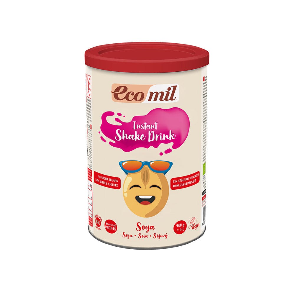 Organic Soya Drink Instant No Added Sugar 400g, Ecomil