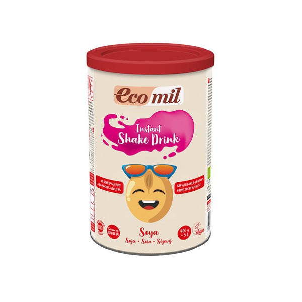 Organic Soya Drink Instant No Added Sugar 400g, Ecomil