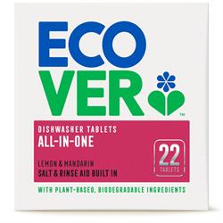 All in One Dishwasher Tablets 22 tablets, Ecover