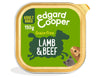 Lamb & Beef Carrot Beetroot & Apple Tray for Dogs 150g, Edgard and Cooper