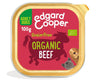 Organic Beef with Coconut & Chia Seeds Tray for Dogs 100g, Edgard and Cooper