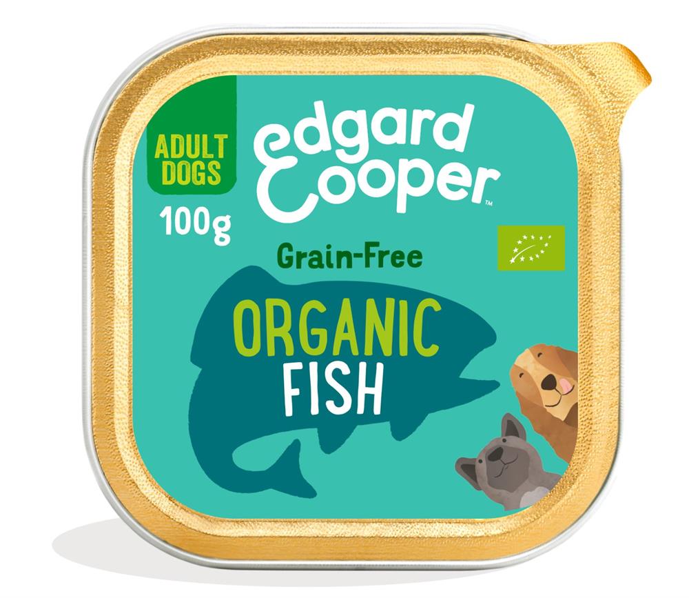 Organic Fish with Fennel & Carrot Tray for Dogs 100g, Edgard and Cooper